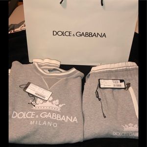 Dolce and Gabbana mens sweatsuit